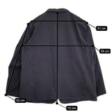 COMOLI 製品染ジャケット サイズ3 W03-01004 定価52800円 テーラードジャケット ネイビー メンズ コモリ【中古】5-1108M♪