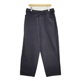 COMOLI 製品染ベルテッドパンツ サイズ3 W03-03014 定価39600円 パンツ ネイビー メンズ コモリ【中古】5-1108G♪