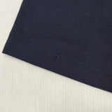 GANRYU ウール コットン 切替 長袖Ｔシャツ カットソー ロンＴ AD2014 ネイビー ホワイト メンズ ガンリュウ【中古】5-1228M∞