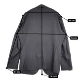 BEAUTY&YOUTH UNITED ARROWS ポリエステル スーツ Lサイズ 定価19800円 セットアップ グレー メンズ ビューティアンドユース【中古】5-1228M∞