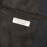BEAUTY&YOUTH UNITED ARROWS ポリエステル スーツ 定価19800円 Lサイズ ジャケット パンツ セットアップ ネイビー メンズ ビューティアンドユース【中古】6-0104M∞
