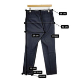 BEAUTY&YOUTH UNITED ARROWS ポリエステル スーツ 定価19800円 Lサイズ ジャケット パンツ セットアップ ネイビー メンズ ビューティアンドユース【中古】6-0104M∞