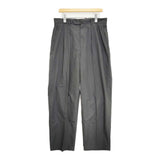 Steven Alan ベリーマエックス ツープリーツ ドレス トラウザーズ サイズXL パンツ 24SS ブラック系 メンズ スティーブンアラン【中古】6-0320M♪