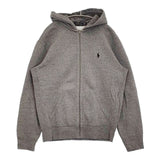 POLO RALPH LAUREN ジップアップ 裏起毛 スウェット パーカー グレー メンズ ポロ・ラルフローレン【中古】5-1205T∞