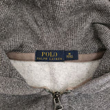 POLO RALPH LAUREN ジップアップ 裏起毛 スウェット パーカー グレー メンズ ポロ・ラルフローレン【中古】5-1205T∞