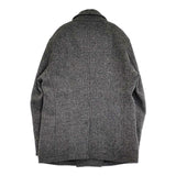 Rhythm of Life/UNITED ARROWS Harris Tweed ハリスツイード L ピーコート グレー メンズ リズムオブライフ/ユナイテッドアローズ【中古】5-1108T♪