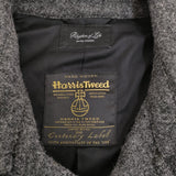 Rhythm of Life/UNITED ARROWS Harris Tweed ハリスツイード L ピーコート グレー メンズ リズムオブライフ/ユナイテッドアローズ【中古】5-1108T♪