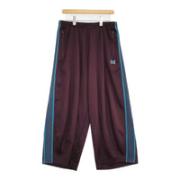 Needles BEAMS別注 H.D.Track Pant ヒザデルパンツ GL219 サイズM ジャージ ワイド パンツ ボルドー メンズ ニードルス【中古】5-1011G♪
