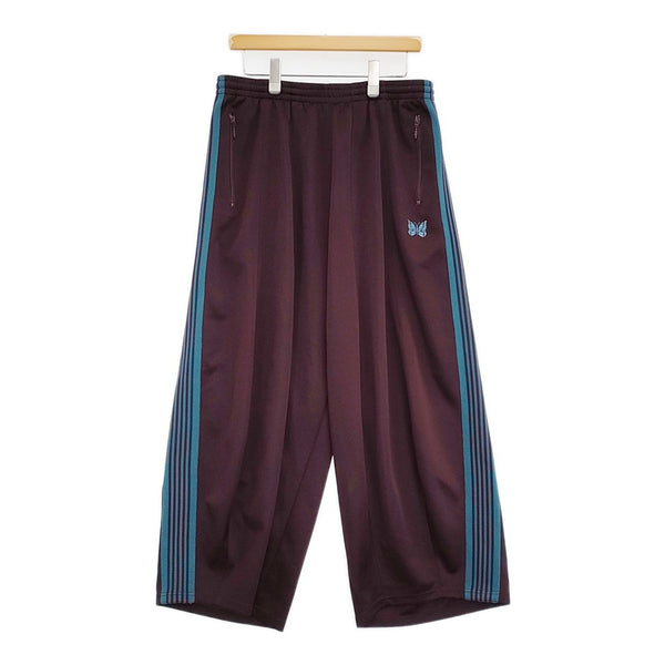 Needles BEAMS別注 H.D.Track Pant ヒザデルパンツ GL219 サイズM ジャージ ワイド パンツ ボルドー メンズ ニードルス【中古】5-1011G♪