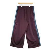 Needles BEAMS別注 H.D.Track Pant ヒザデルパンツ GL219 サイズM ジャージ ワイド パンツ ボルドー メンズ ニードルス【中古】5-1011G♪