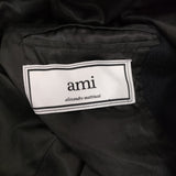 ami alexandre mattiussi AMI15FPM サイズS ウール チェスターコート ネイビー メンズ アミアレクサンドルマテュッシ【中古】5-1108A♪