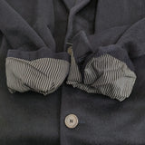 ami alexandre mattiussi AMI15FPM サイズS ウール チェスターコート ネイビー メンズ アミアレクサンドルマテュッシ【中古】5-1108A♪