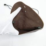 PORTER/KAPTAIN SUNSHINE Round Pouch レザーゴート 革 定価22000円 ポーチ ショルダーバッグ ブラウン メンズ ポーター/キャプテン サンシャイン【中古】6-0107G∞