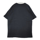 Yohji Yamamoto POUR HOMME/NEW ERA ロゴ刺繍 XL 半袖Ｔシャツ カットソー ブラック メンズ ヨウジヤマモトプールオム/ニューエラ【中古】6-0601S∞