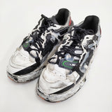 MAISON MARGIELA FUSION LOW TOP ヴィンテージ加工 ペンキ加工 サイズ41 スニーカー ホワイト ブラック メンズ メゾンマルジェラ【中古】5-1014G♪