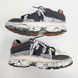 MAISON MARGIELA FUSION LOW TOP ヴィンテージ加工 ペンキ加工 サイズ41 スニーカー ホワイト ブラック メンズ メゾンマルジェラ【中古】5-1014G♪