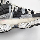 MAISON MARGIELA FUSION LOW TOP ヴィンテージ加工 ペンキ加工 サイズ41 スニーカー ホワイト ブラック メンズ メゾンマルジェラ【中古】5-1014G♪