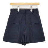 FOXEY NEW YORK タキシードキュロット ショートパンツ ハーフパンツ ショーツ ネイビー レディース フォクシー ニューヨーク【中古】6-0601S∞