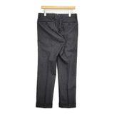 UNITED ARROWS サージ ノープリーツ テーパードパンツ 裾ダブル仕上げ 定価23980円 スラックス パンツ チャコールグレー メンズ ユナイテッドアローズ【中古】5-1205T∞