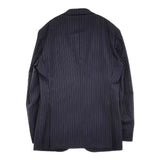 UNITED ARROWS タスマニアン ウール ストライプ スーツ ジャケット パンツ セットアップ ネイビー メンズ ユナイテッドアローズ【中古】5-1205T∞