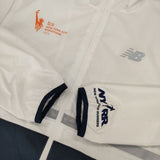 NEW BALANCE Impact Run2023年 NYCマラソン大会記念 NYC Marathon Jacket ランニング ジャケット ホワイト メンズ ニューバランス【中古】5-1228M∞