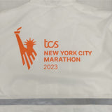 NEW BALANCE Impact Run2023年 NYCマラソン大会記念 NYC Marathon Jacket ランニング ジャケット ホワイト メンズ ニューバランス【中古】5-1228M∞