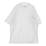 FRUIT OF THE LOOM フルーツオブザルーム ポケット サイドスリット HEAVY 0222-002FL 半袖Ｔシャツ カットソー ホワイト メンズ【中古】6-0507S∞