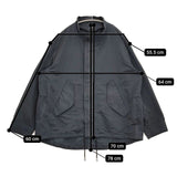 THE RERACS SHORT MODS COAT 20FW-RECT-271-J ショート丈 モッズコート ネイビー メンズ ザリラクス【中古】5-1205T∞