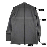 AURALEE SUPER FINE TROPICAL WOOL JACKET 定価85800円 A23SJ02WT テーラードジャケット 23SS チャコールグレー メンズ オーラリー【中古】5-1205M∞