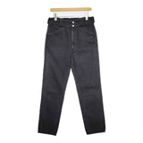 COMOLI Cotton Twill Rider Pants V01-03019 定価32000円 コットンツイルライダーパンツ デニムパンツ ブラック メンズ コモリ【中古】6-0125G∞
