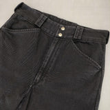 COMOLI Cotton Twill Rider Pants V01-03019 定価32000円 コットンツイルライダーパンツ デニムパンツ ブラック メンズ コモリ【中古】6-0125G∞