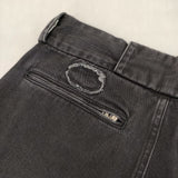 COMOLI Cotton Twill Rider Pants V01-03019 定価32000円 コットンツイルライダーパンツ デニムパンツ ブラック メンズ コモリ【中古】6-0125G∞