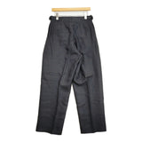 HUM VENT ヒューベント SICCUM TROUSERS シクムトラウザース サイズ2 定価53900円 HV401002ER リネン パンツ ネイビー メンズ【中古】6-0320M♪