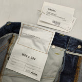 VISVIM SOCIAL SCULPTURE 03 DAMAGED-36 定価74800円 ジーンズ デニムパンツ ブルー メンズ ビズビム/ヴィズヴィム【中古】6-0125G∞