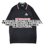 HYSTERIC GLAMOUR HYS DEVILワッペン ポロ衿シャツ 定価25300円 半袖 ポロシャツ 25SS ブラック メンズ ヒステリックグラマー【中古】6-0601S∞