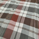 Graphpaper Viscose check oversized b.d. shirt 定価35200円 GM223-50197 チェック 長袖シャツ グレー メンズ グラフペーパー【中古】5-1205T∞