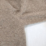 Maison Martin Margiela 14 ウール エルボーパッチ レザー 革 タートルネック セーター ニット ベージュ メンズ メゾンマルタンマルジェラ【中古】5-1205T∞