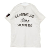 BOWWOW ELIMINATORS 8812 刺繍 定価16500円 サイズL 半袖Ｔシャツ カットソー ホワイト メンズ バウワウ【中古】6-0507S∞