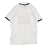 BOWWOW US PRISONER TRIM TEE サイズM 半袖Ｔシャツ カットソー ホワイト グレー メンズ バウワウ【中古】6-0507S∞