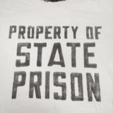 BOWWOW US PRISONER TRIM TEE サイズM 半袖Ｔシャツ カットソー ホワイト グレー メンズ バウワウ【中古】6-0507S∞