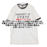 BOWWOW US PRISONER TRIM TEE サイズM 半袖Ｔシャツ カットソー ホワイト グレー メンズ バウワウ【中古】6-0507S∞