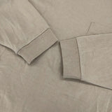 is-ness ポケット 長袖Ｔシャツ カットソー ロンＴ ベージュ メンズ イズネス【中古】6-0104M∞