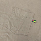 is-ness ポケット 長袖Ｔシャツ カットソー ロンＴ ベージュ メンズ イズネス【中古】6-0104M∞