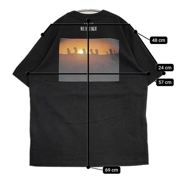 sacai2025awTシャツ Sacai WHERE THE WILD THINGS ARE T-Shirt サイズ4 定価24200円 25