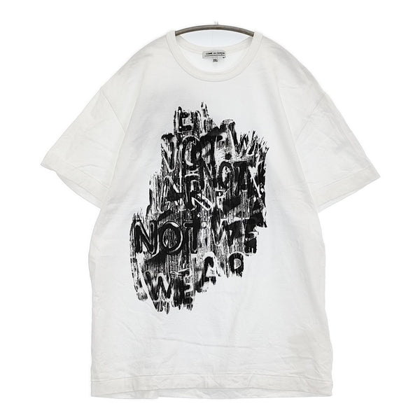 COMME des GARCONS 京都店限定 ADAM PENDLETON OJ-T001 XXL 半袖Ｔシャツ カットソー AD2024 ホワイト メンズ コムデギャルソン【中古】5-1022S♪