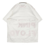 COMME des GARCONS JUNYA WATANABE MAN 綿度詰め天竺 PINK FLOID 半袖Ｔシャツ AD2024 ホワイト メンズ ジュンヤワタナベマン【中古】5-1022S♪