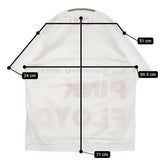 COMME des GARCONS JUNYA WATANABE MAN 綿度詰め天竺 PINK FLOID 半袖Ｔシャツ AD2024 ホワイト メンズ ジュンヤワタナベマン【中古】5-1022S♪