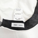 WTAPS/Sacai Cotton Twill Cap 25-0933S キャップ 25SS ホワイト ブラック メンズ ダブルタップス/サカイ【中古】5-1022G♪
