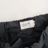 STILL BY HAND 2タックポリエステルパンツ 44 定価19800円 PT04251 イージー パンツ 25SS ブラック メンズ スティルバイハンド【中古】5-1022G♪