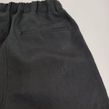 STILL BY HAND 2タックポリエステルパンツ 44 定価19800円 PT04251 イージー パンツ 25SS ブラック メンズ スティルバイハンド【中古】5-1022G♪